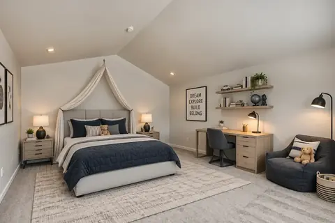Kids room staged in the Modern style